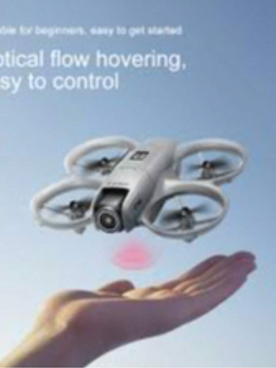 Mini Dron con Cámara HD, Transmisión FPV en Tiempo Real y Protección Total de Hélices - Blanco - Ver 1