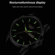 LIGE Men's Fashion Business Casual Waterproof Quartz Watch With Calendar Date Display, Classic Multifunction Watch For Men And Women - Silver - View 6