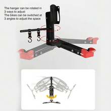 Bike Wall Mount Swivel Rotating Rack Garage Hook MTB Road Electric Bike Storage, - UK-L438801 - View 9