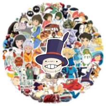 50pcs Classic Anime Character Pattern Stickers, Retro Cartoon Character Stickers, Suitable For Water Bottles, Laptops, Suitcases, Scrapbooks, Party Gifts, Suitable For Halloween, Thanksgiving, Christmas Party Decoration. - Multicolor - View 5