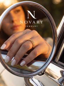 1pc Vintage Zirconia Ring Women's Engagement Wedding Party Daily Wear Anniversary Jewelry Gift - Vintage Rings - View 7