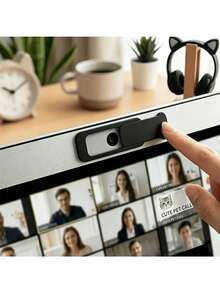 3pcs Large Laptop Camera Cover Stickers - Ultra-Thin Camera Privacy Shield, Protects Privacy - Suitable For MacBook Pro, Laptops, Desktops And Personal Computers - A - View 7