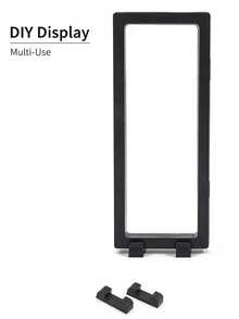 4/3/2/1pc Long Clear Display Frame, Vertical Transparent Hollow Photo Frame With Stand, Desktop Decorative Shadow Box Frame - Multicolor - View 8