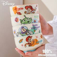 Mangkuk Keramik Resmi Berlisensi Disney, Bergambar Kartun Woody & Buzz Lightyear, untuk Nasi, Sup, dan Camilan, Ukuran 4,5 Inci - MultiWarna - View 1