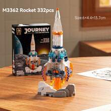 1706PCS Astronaut Space Series Building Blocks, Space Station, Rocket Creative Desktop Decor, Christmas Gift - Multicolor - View 7