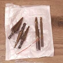 6pcs Step Drill Bit Set - Cast Cutting Drill Bits 4-20 4-12/3-12mm 3/6/8mm, Suitable For Woodworking And Metal Core Drilling - Set - View 8