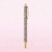 1/5pcs/Set Random Leopard Print Ballpoint Pens, Retractable Design, Multiple Patterns Available, Simple Printed Pens, Suitable For School, Office, Work, Weddings, Parties, Daily Use, Gifts, Perfect Gift For Friends And Family - Multicolor - View 9