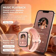 ZhiKexing Sports Smart Watch + Touchscreen Earbuds Combo Set, 2.01-Inch High-Definition Display, Zinc Alloy Body, Supports Wireless Calling, Music Playback, Message Notifications, Smart Watch With Calculator, Alarm Clock And Other Multifunctions, Suitable For Android And IOS Systems, Fashionable And Modern Design, Ideal Gift For Men, Women, Lovers Or Parents. - View 4
