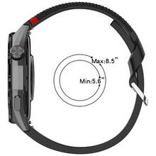 22mm Two-Tone Silicone Watch Strap Compatible With Huawei Watch GT7 GT7Pro GT6 GT5 GT4 GT3 GT2 46mm Sweat Resistant Sport Smart Band Bracelet - 22mm - View 5