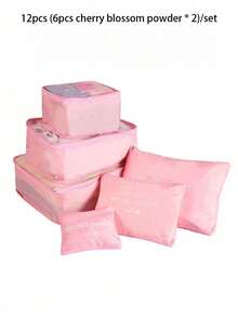6/12pcs Foldable Clothes Storage Bags With Handles, Large Capacity Quilt Blanket Clothing Storage Bags, 1pc Black Shoe Storage Bag, Luggage Compression Packing Bag, Bed Under Dorm Moving Seasonal Storage Organizer, Back To School College Dorm Essentials, Christmas Seasonal Home Storage Multi-Size Combination, Suitable For Multiple Scenarios - Multicolor - View 32
