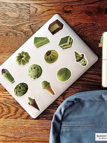 50pcs Matcha Dessert Stickers, Waterproof Vinyl Stickers, Suitable For Water Bottles, Laptops, Scrapbooks, Planner DIY Decoration - Multicolor - View 7