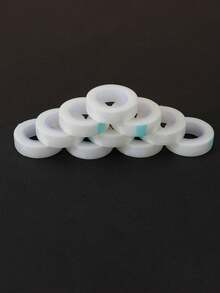 8 Pcs Professional Non-Woven Eyelash Extension Tape, Multi-Functional Self-Adhesive Tape For Women's Eyelash Extension Lashista - White - View 6