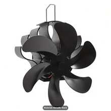 Heat Powered Stove Fan For Chimney Pipe No Electricity Fireplace Fan - one-size - View 1