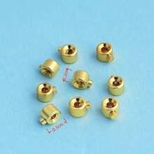 100pcs/50pcs Bead Caps/Bead Stoppers, Jewelry Making Clasps And Hooks For Jewelry Making - Cylindrical - View 3