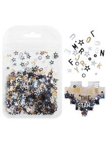 5g Metallic Color English Letter Sequins For Epoxy Resin Mold Fillings Alphabet Glitter Flakes Resin Filler Xmas Decoration Accessories - Multicolor - View 4