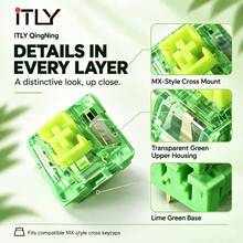 Qingning Switch Linear 5-Pin Hot Swappable Pre-Lubed 50 100Pcs With Free 2-In-1 Puller And Free Brush Kit For Gaming Office Premium Typing And DIY Build - View 7