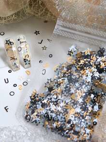 5g Metallic Color English Letter Sequins For Epoxy Resin Mold Fillings Alphabet Glitter Flakes Resin Filler Xmas Decoration Accessories - Multicolor - View 7