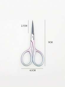 2pcs Mini Embroidery Scissors, Small Pointed Sewing Scissors With Decorative Metal Handle, Silver Or Macaron Color, Suitable For Trimming Threads, Needlework And DIY Crafts - Spartan Cut - View 7