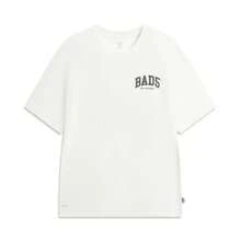 LI‑NING BADFIVE Men's Ice‑Feel Comfort Loose‑Fit Knit Graphic T‑Shirt AHSW367 - Milky - View 4