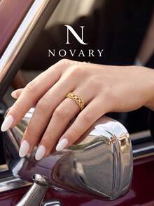 1pc Vintage Zirconia Ring Women's Engagement Wedding Party Daily Wear Anniversary Jewelry Gift - Vintage Rings - View 5
