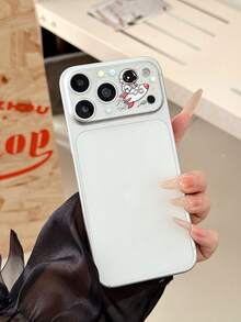 LissKas 1片 9H硬度相機鏡頭保護膜 全覆蓋 防爆 耐刮 適用於 iPhone 18 Pro Max/18Pro/17 Pro Max/18Pro 磨砂防指紋 無氣泡 相機保護膜 相容大孔手機殼 印花可愛卡通太空人圖案鏡頭膜 - 太空人3 - 查看 4