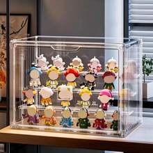 1pc 3-Layer Transparent Display Box With 3-Layer Acrylic Magnetic Door, Suitable For Storing Souvenirs, Organizing Items, Displaying Collectibles, Desktop Use - Multicolor - View 4