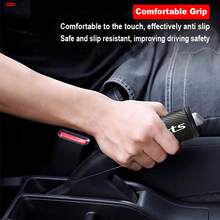 Carbon Fiber Texture Car Handbrake Cover Comfortable Handle Grip Cover Car Parking Brake Lever Decorative Protector - Carbon Fiber Texture - View 6