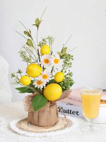 1/3pcs Different Styles Lemongrass Potted Plants With Kelp Rope, With Flower Pot, PE Material, Desktop Decoration, Dining Table Decoration, Party Event, Holiday Birthday Party Decoration, Suitable For Home Entrance, Hotel Restaurant Seasonal Decoration, Room Decoration, Poster Wall Decoration, Bedroom Decoration, Home Decor, Wall Art, Halloween Decoration, Autumn Decoration, Floral Decoration, Artificial Flowers - Multicolor-j - View 13