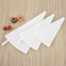 1/2/3pcs Thickened Piping Bags Cake DIY Baking Tools Reusable Easter Christmas Halloween Party Wedding Gift - Apricot - View 12