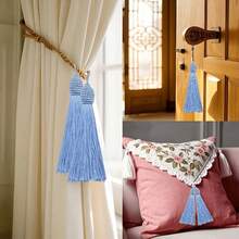 10 Pcs 14cm Mixed‑Color Polyester Silk Tassels, Decorative Hanging Tassel Ornaments For DIY Sewing Handicrafts, Bookmarks, Curtains & Home Art Decors - 10pcs - View 7
