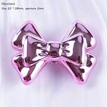 Solid Color Dazzling UV Layered Music Bow Macaron DIY Bracelet Earrings Hair Clip Bead Material Jewelry Accessories - Multicolor - View 17
