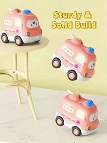 City Sound & Light Inertia Toy Car - Mini Musical Car, Early Education Push Toy For Toddlers, Suitable For Boys And Girls - Multicolor - View 9