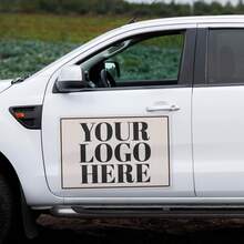 Custom Car Magnetic Signs, Personalized Logo For Cars, Trucks, Waterproof Design, Promote Your Business Vehicle, Professional Printing & Die-Cutting - Multicolor - View 3