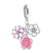 1Pc Sparkling Silver Plated Assorted Design Flowers Animals Charm For Bracelet Necklace Large Hole Spacer Jewelry Making Gift Perfect For Lovely Gifts - Silver - View 20