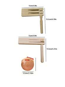 Mexican Wooden Percussion Instrument Matracas, With Circular Soundboard,Wooden Ratchet Noise Maker Hand Percussion Rattle Instrument Matraca,Traditional Mexican Percussion Instrument, Holiday Celebration Accessories, For Parties Sports Celebrations - Multicolor - View 12
