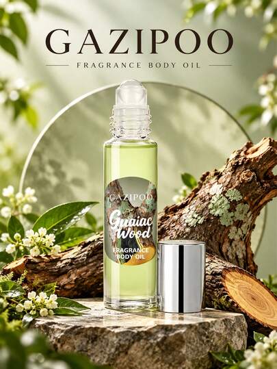 GAZIPOO 10ml 男士滾珠香水，木質調香氛，持久清新香氣，提升自信與魅力，時尚滾珠香水設計，適合日常、約會、旅行、休閒等多種場合，亦可作為萬聖節、聖誕節禮物