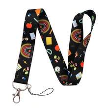 Cute Cartoon Rainbow Lanyard, Fabric Neck Strap For Phone Key ID Card, Pretty Decorative Lanyard For School Supplies, Lovely Gift For Girls Women - Multicolor - View 15