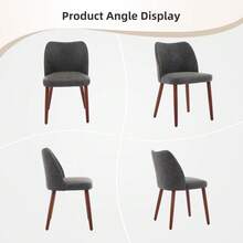 Kselythan Dining Chairs - Dark Grey - View 3