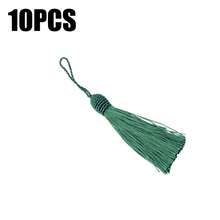 10 Pcs 14cm Mixed‑Color Polyester Silk Tassels, Decorative Hanging Tassel Ornaments For DIY Sewing Handicrafts, Bookmarks, Curtains & Home Art Decors - 10pcs - View 13