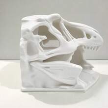 1pc 3D Printed Reptile Hideout, Skull Shaped Reptile Cave Decor, Gecko Snake Lizard Amphibian Hiding House, Terrarium Landscape Ornament - View 7