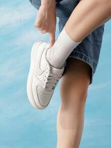 Nike Kids' Sneakers AIR FORCE 1 LOW JS (GS) Lightweight, Simple, Comfortable For Daily Wear And Outdoor Sports IR0270-101 - White - View 2