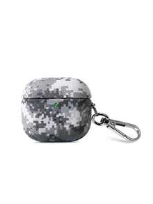 1 pieza Funda rígida para auriculares con texto personalizable y textura de camuflaje - Funda portátil para auriculares inalámbricos, compatible con Apple 1, 2, 3, 4, 5, Pro1, Pro2 - Multicolor - Ver 19