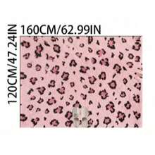 1 buah Karpet Persegi Panjang Mewah Motif Leopard Merah Muda, Lembut dan Nyaman, Gaya Ins, Karpet Lembut dan Nyaman, Karpet Ruang Tamu, Alas Dapur, Karpet Kamar Tidur, Alas Kamar Mandi - MultiWarna - View 16