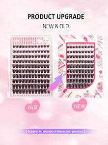 D Curl Self-Adhesive Eyelash Clusters Fluffy Soft, DIY Cat Eye Eyelash Extensions Pre-Glued, Easy To Operate False Eyelashes For Beginners, Suitable For Daily Wedding Dating, Eyelash Clusters, Individual Lashes, False Eyelashes - D - View 8
