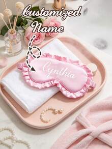 Mặt nạ ngủ cá nhân hóa tùy chỉnh bằng satin, quà tặng tiệc độc thân cho cô dâu, quà tặng thiệp mời phù dâu, quà tặng phù dâu - Nhiều màu - Xem 1