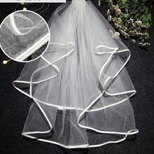 1 Fashionable Elegant Oversized Bow Ribbon Mesh Pearl Hair Comb Bridal Veil Bridal Hair Accessory, Suitable For Wedding, Party Occasions - White - View 6