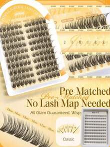 120pcs Natural Lash Clusters, Dense Lash Clusters, Cat Eye Clusters, Lash Extensions Natural Effect 10-15mm Pre-Made Lash Map, Individual Lash Clusters, Lash Clusters - D - View 6