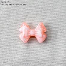 Solid Color Dazzling UV Layered Music Bow Macaron DIY Bracelet Earrings Hair Clip Bead Material Jewelry Accessories - Multicolor - View 48