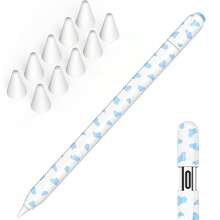 11件組矽膠保護套，適用於 Apple Pencil 第二代，包含筆尖套與筆身套 - 藍色 - 查看 8