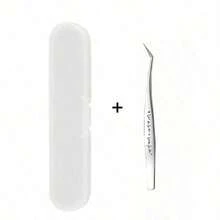1pc Curved Cartoon Tweezers, Cartoon Gold Feather Clip High Precision Anti-Static Eyelash Tweezers, Cartoon Eyelash Extension Tweezers, Eyelash Extension Tool, Beginner Tweezers, High Precision Eyelash Clip Extension Assistant, Lash Artist Gold Feather Clip Stainless Steel Sticker Tweezers, Christmas Gifts, Pink, Eyelash Curler, Gifts, Accessories, Gifts For Women, Tweezers, Tweezers - Multicolor - View 25